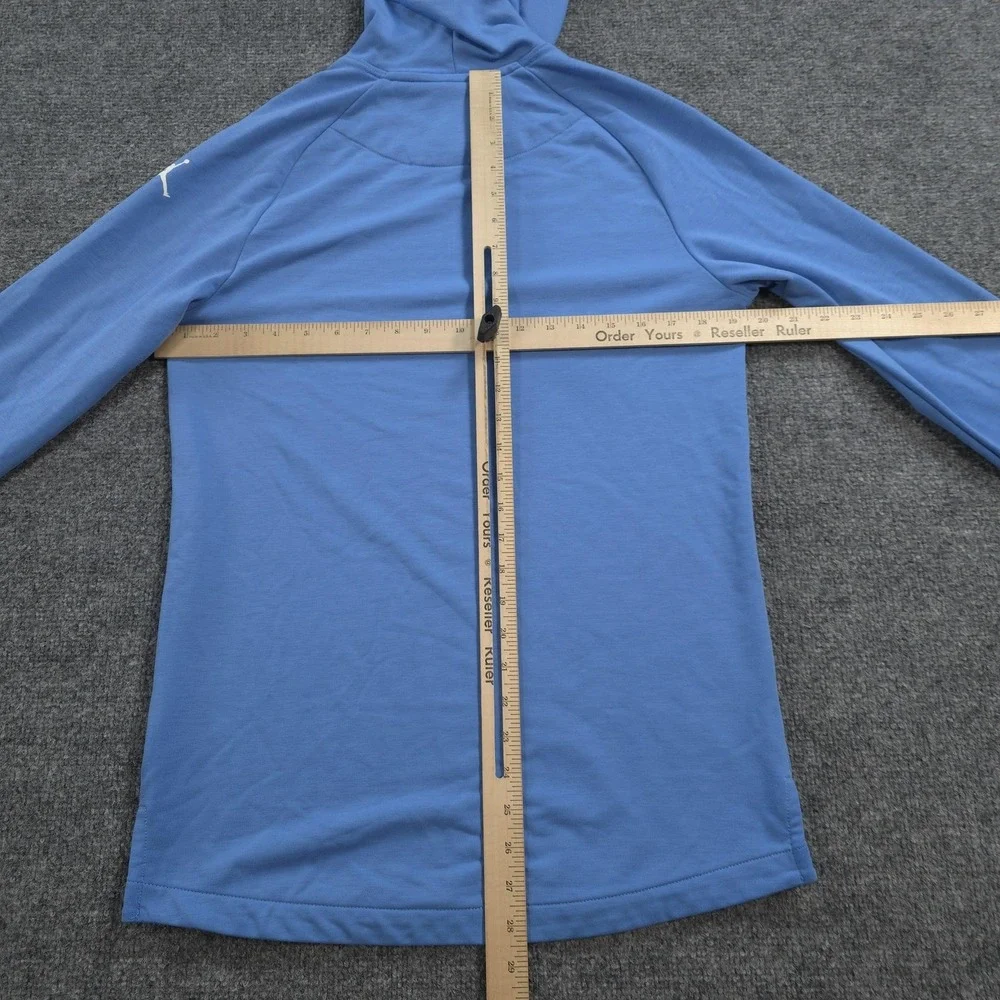 North Carolina Tar Heels Hoodie Mens M Blue NCAA Basketball Jordan Dri Fit